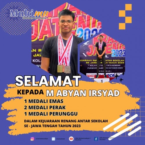 Prestasi Gemilang M. Abyan di Kejuaraan Renang Jawa Tengah 2023