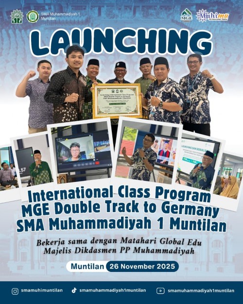 SMA Muhammadiyah 1 Muntilan Hadirkan Program Internasional